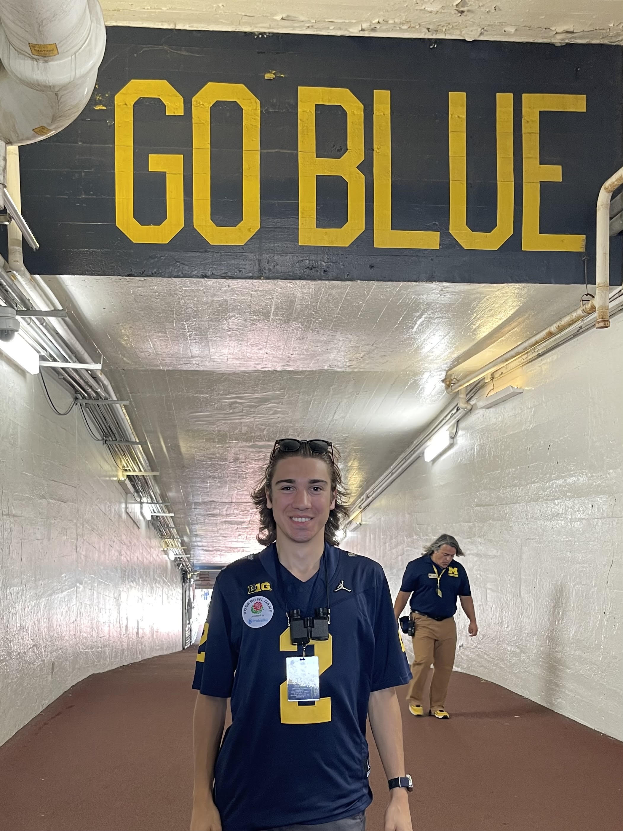 Tunnel in Michigan Stadium